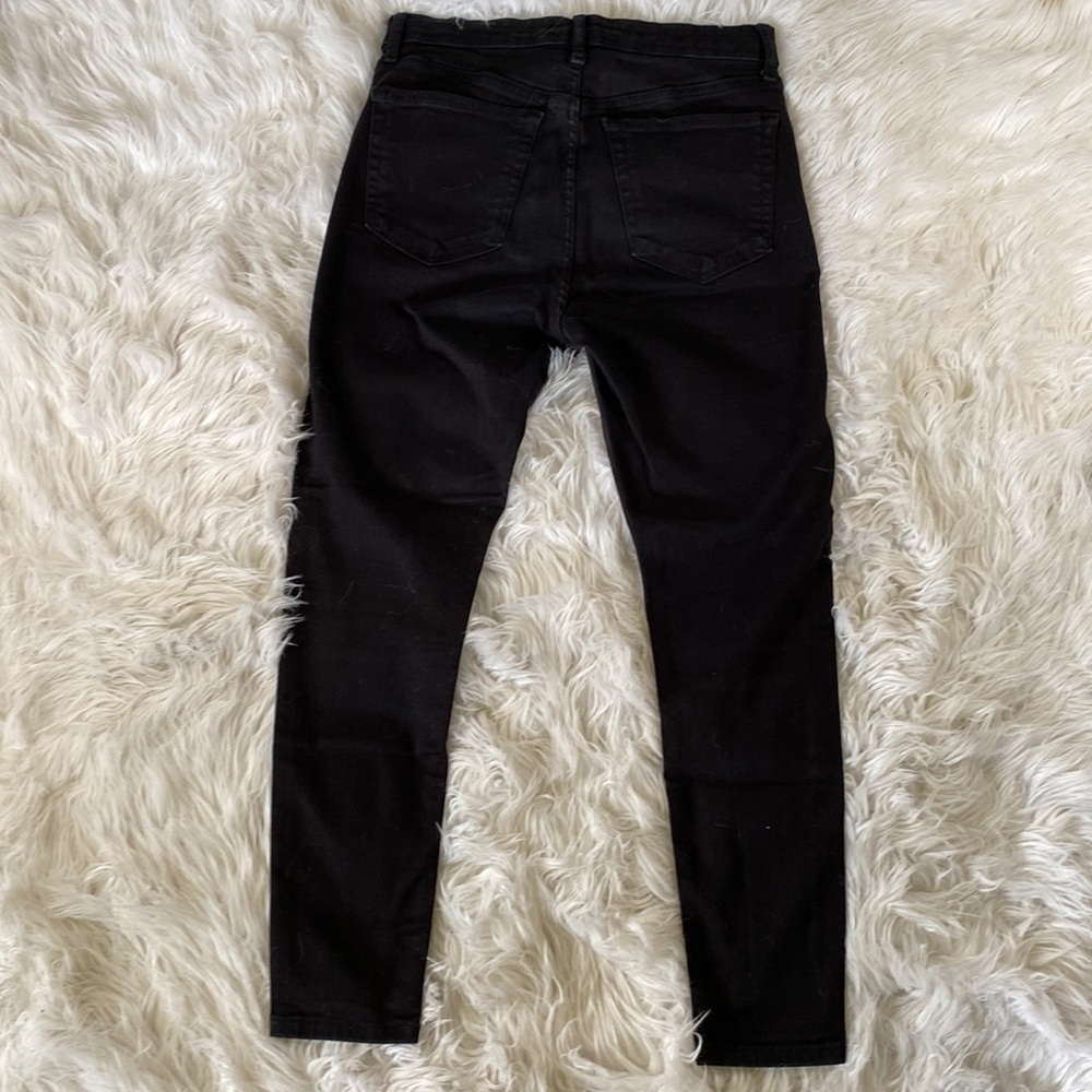 Topshop • Exposed Button Black Jaime Jeans - Picture 9 of 10